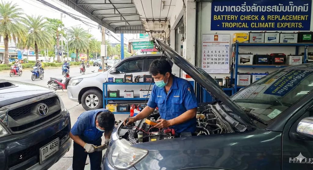 คู่มือดูแลรักษาแบตเตอรี่รถยนต์ฉบับสมบูรณ์: ยืดอายุการใช้งานในอากาศร้อน
