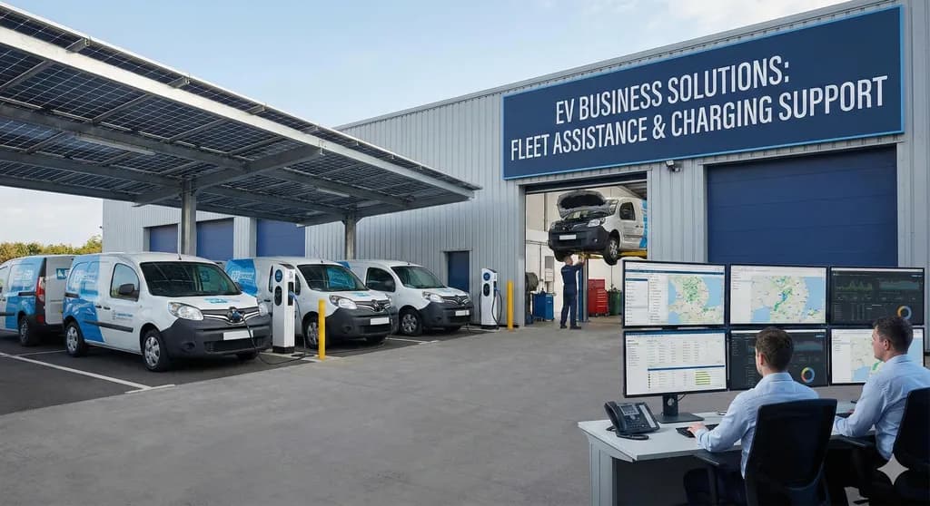 EV Business Solutions: Fleet Assistance, Maintenance & Charging Support