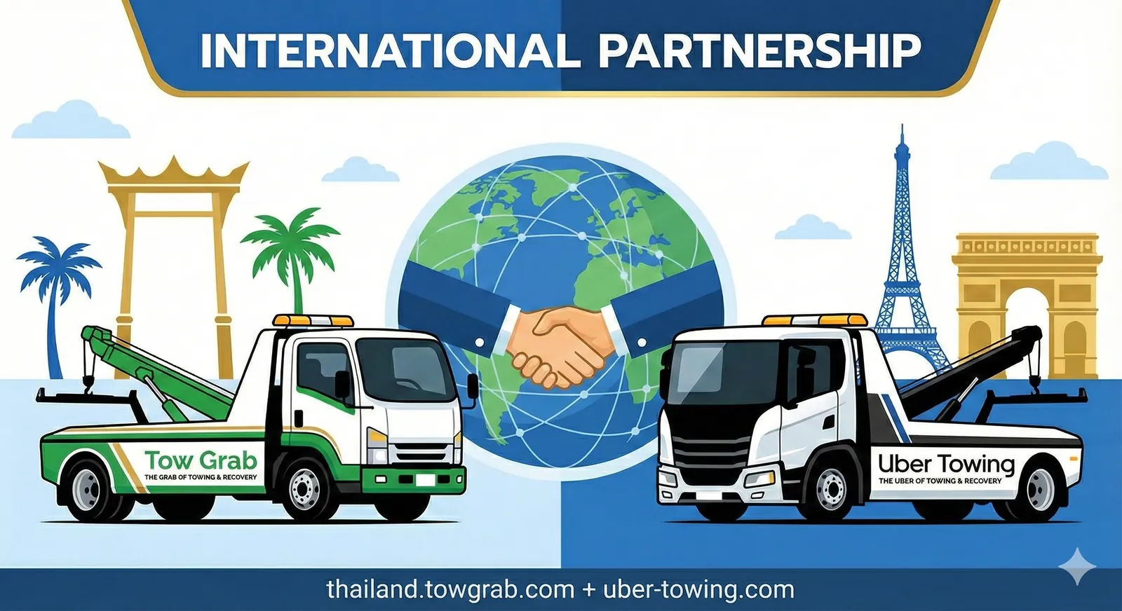 TowGrab x Uber Depannage:优质道路救援走向国际 | TowGrab