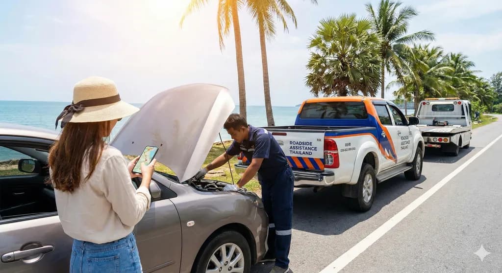 在泰国汽车抛锚该怎么办 | TowGrab